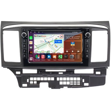 Mitsubishi Lancer 10 (2007-2017) Canbox H-Line 7822-9-MI113N на Android 10 (4G-SIM, 4/32, DSP, IPS) С крутилками