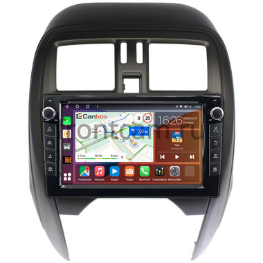 Nissan March (K13) (2013-2024) Canbox H-Line 7822-9-NI097N на Android 10 (4G-SIM, 4/32, DSP, IPS) С крутилками