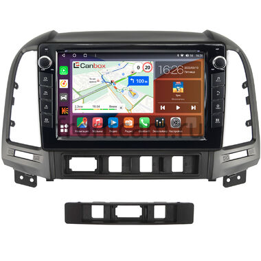 Hyundai Santa Fe 2 2005-2012 Canbox H-Line 7822-9052 на Android 10 (4G-SIM, 4/32, DSP, IPS) С крутилками