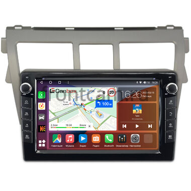 Toyota Belta (2005-2012) Canbox H-Line 7822-9068 на Android 10 (4G-SIM, 4/32, DSP, IPS) С крутилками