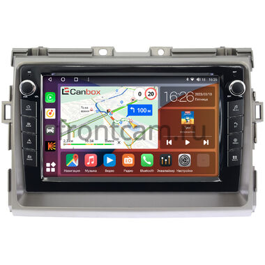 Toyota Estima 3 2006-2016, Previa 3 (XR50) 2006-2019 Canbox H-Line 7822-9093 на Android 10 (4G-SIM, 4/32, DSP, IPS) С крутилками (серая)