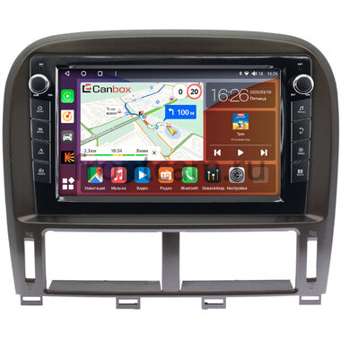 Toyota Celsior (F30) 2000-2006 (для авто с млнитором) (9 дюймов) Canbox H-Line 7822-9261 Android 10 (4G-SIM, 4/32, DSP, IPS) С крутилками