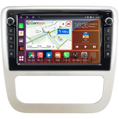 Volkswagen Scirocco 2008-2014 (для авто с ручным климатом) Canbox H-Line 7823-9-1243 на Android 10 (4G-SIM, 4/64, DSP, IPS) С крутилками