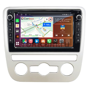 Volkswagen Scirocco 2008-2014 (для авто с автоматическим климатом) Canbox H-Line 7823-9-1244 на Android 10 (4G-SIM, 4/64, DSP, IPS) С крутилками