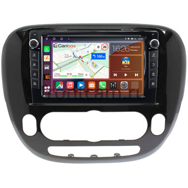 Kia Soul 2 2013-2019 (с кондиционером, глянцевая) Canbox H-Line 7823-9-157 на Android 10 (4G-SIM, 4/64, DSP, IPS) С крутилками