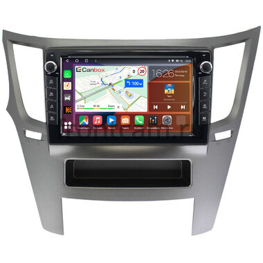 Subaru Legacy 5, Outback 4 2009-2014 (серая, левый руль) Canbox H-Line 7823-9051 на Android 10 (4G-SIM, 4/64, DSP, IPS) С крутилками