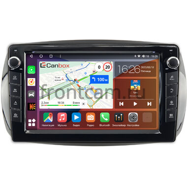 Smart Fortwo 3, Forfour 2 (2014-2024) Canbox H-Line 7824-9-019 на Android 10 (4G-SIM, 6/128, DSP, IPS) С крутилками