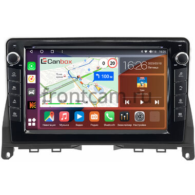 Mercedes-Benz C-klasse (w204) 2006-2011 (черная) Canbox H-Line 7824-9-702 на Android 10 (4G-SIM, 6/128, DSP, IPS) С крутилками