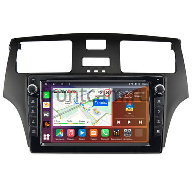 Toyota Windom 3 (XV30) 2001-2006 (черная) Canbox H-Line 7824-9-746 на Android 10 (4G-SIM, 6/128, DSP, IPS) С крутилками