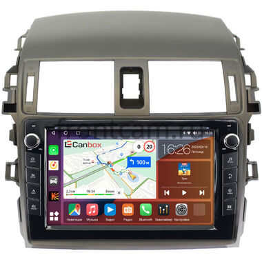 Toyota Corolla (E150) 2006-2013 Canbox H-Line 7824-9061 на Android 10 (4G-SIM, 6/128, DSP, IPS) С крутилками