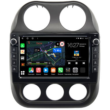 Jeep Compass, Liberty (Patriot) 2009-2016 Canbox M-Line 7825-10-810 на Android 10 (4G-SIM, 2/32, DSP, QLed) С крутилками