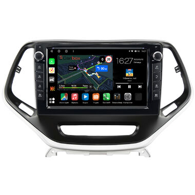 Jeep Cherokee 5 (KL) (2013-2024) Canbox M-Line 7825-10-811 на Android 10 (4G-SIM, 2/32, DSP, QLed) С крутилками