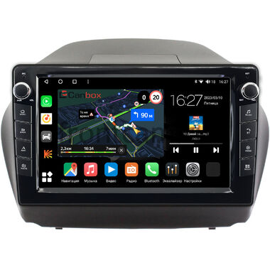 Hyundai ix35, Tucson 2 2009-2015 Canbox M-Line 7825-1042 на Android 10 (4G-SIM, 2/32, DSP, QLed) С крутилками (для авто с камерой)