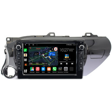 Toyota Hilux 8 2015-2024 (руль слева) Canbox M-Line 7825-1071 на Android 10 (4G-SIM, 2/32, DSP, QLed) С крутилками (для авто без магнитолы)