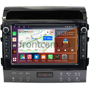 Toyota Land Cruiser 200 2007-2009 для авто с Navi (тип С) Canbox H-Line 7826-10-1201 на Android 10 (4G-SIM, 4/32, DSP, QLed) С крутилками