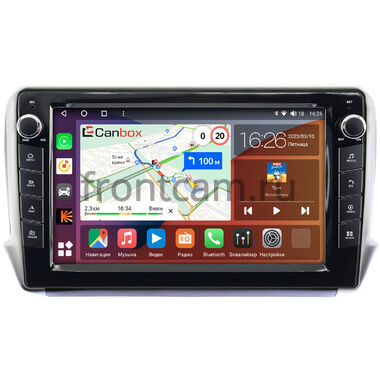 Peugeot 208, 2008 2013-2019 Canbox H-Line 7826-10-732 на Android 10 (4G-SIM, 4/32, DSP, QLed) С крутилками