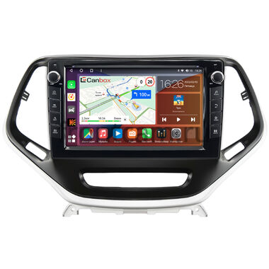 Jeep Cherokee 5 (KL) (2013-2024) Canbox H-Line 7826-10-811 на Android 10 (4G-SIM, 4/32, DSP, QLed) С крутилками