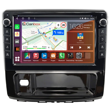 Haval H9 2014-2024 (глянец) Canbox H-Line 7826-10-910 на Android 10 (4G-SIM, 4/32, DSP, QLed) С крутилками