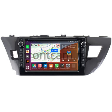 Toyota Corolla (E160, E170) 2012-2016 Canbox H-Line 7826-1026 на Android 10 (4G-SIM, 4/32, DSP, QLed) С крутилками (для авто с камерой)