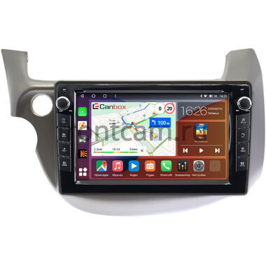 Honda Jazz 2 2008-2014 (левый руль) Canbox H-Line 7826-1067 на Android 10 (4G-SIM, 4/32, DSP, QLed) С крутилками