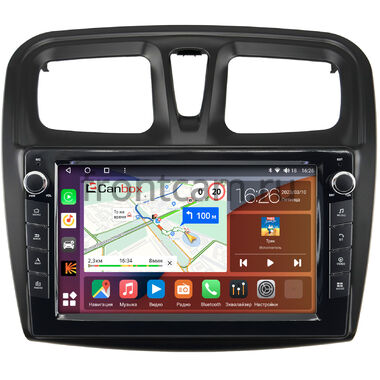 Renault Logan 2, Sandero 2 (Stepway) 2012-2022 (10 дюймов) Canbox H-Line 7826-1090 на Android 10 (4G-SIM, 4/32, DSP, QLed) С крутилками