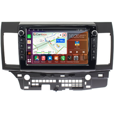 Mitsubishi Lancer 10 2007-2017 (для авто с Rockford) Canbox H-Line 7827-1047 на Android 10 (4G-SIM, 4/64, DSP, QLed) С крутилками