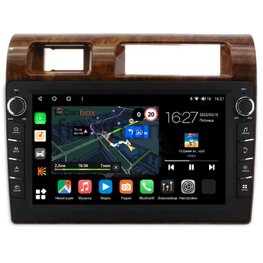 Toyota Land Cruiser 70 2007-2022 (дерево) Canbox M-Line 7831-9-1121 на Android 10 (4G-SIM, 2/32, DSP, IPS) С крутилками