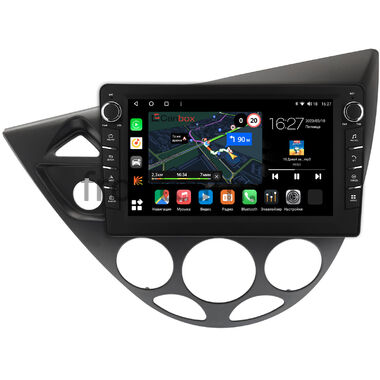 Ford Focus 1998-2005 (черная) Canbox M-Line 7831-9-1716 на Android 10 (4G-SIM, 2/32, DSP, IPS) С крутилками