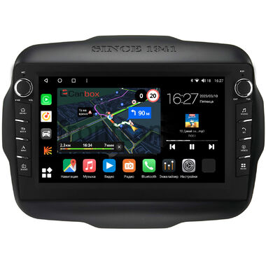Jeep Renegade (2014-2024) Canbox M-Line 7831-9-629 на Android 10 (4G-SIM, 2/32, DSP, IPS) С крутилками