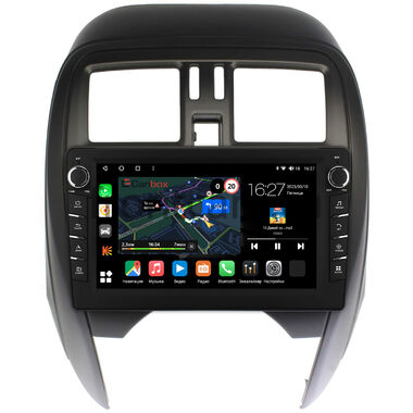 Nissan March (K13) (2013-2024) Canbox M-Line 7831-9-NI097N на Android 10 (4G-SIM, 2/32, DSP, IPS) С крутилками
