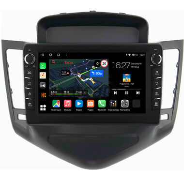 Chevrolet Cruze 2008-2012 (черная) Canbox M-Line 7831-9010 на Android 10 (4G-SIM, 2/32, DSP, IPS) С крутилками