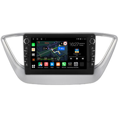 Hyundai Solaris 2 (2017-2024) (для авто без экрана) Canbox M-Line 7831-9039 на Android 10 (4G-SIM, 2/32, DSP, IPS) С крутилками