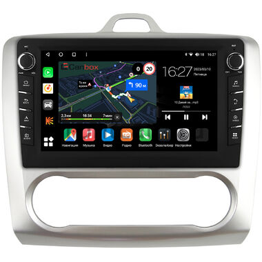 Ford Focus 2 2005-2011 с климатом Canbox M-Line 7831-9060 Android 10 (4G-SIM, 2/32, DSP, IPS) С крутилками