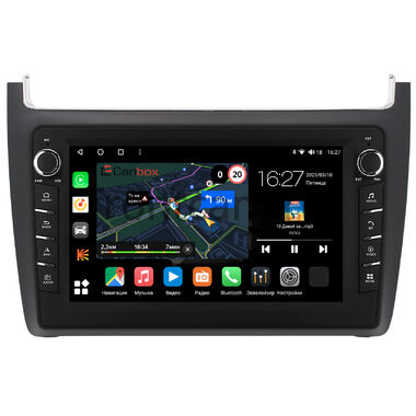 Volkswagen Polo 5 2009-2020 (матовая) Canbox M-Line 7831-9091 на Android 10 (4G-SIM, 2/32, DSP, IPS) С крутилками