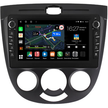 Chevrolet Lacetti 2004-2013 (тип 2, черная) Хэтчбек Canbox M-Line 7831-9137 на Android 10 (4G-SIM, 2/32, DSP, IPS) С крутилками