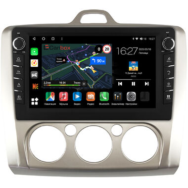 Ford Focus 2 2005-2011 с печкой Canbox M-Line 7831-9157 на Android 10 (4G-SIM, 2/32, DSP, IPS) С крутилками