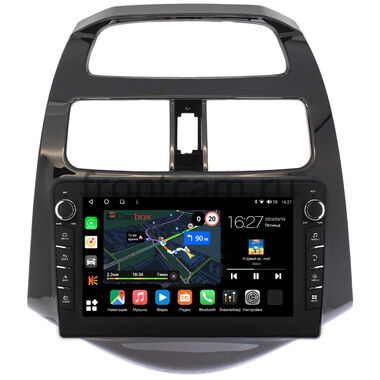 Daewoo Matiz Creative (M300) 2009-2011 (глянцевая) Canbox M-Line 7831-9164 Android 10 (4G-SIM, 2/32, DSP, IPS) С крутилками