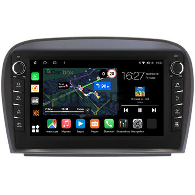 Mercedes-Benz SL (R230) 2001-2011 Canbox M-Line 7831-9403 на Android 10 (4G-SIM, 2/32, DSP, IPS) С крутилками