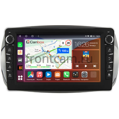 Smart Fortwo 3, Forfour 2 (2014-2024) Canbox H-Line 7832-9-019 на Android 10 (4G-SIM, 4/32, DSP, IPS) С крутилками