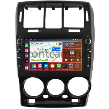 Hyundai Getz 2002-2011 (черная) Canbox H-Line 7832-9-1321 на Android 10 (4G-SIM, 4/32, DSP, IPS) С крутилками