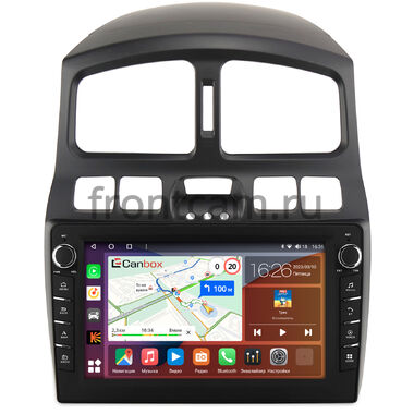 Hyundai Santa Fe 2000-2006, Santa Fe (Classic) 2007-2013 Canbox H-Line 7832-9-223 на Android 10 (4G-SIM, 4/32, DSP, IPS) С крутилками