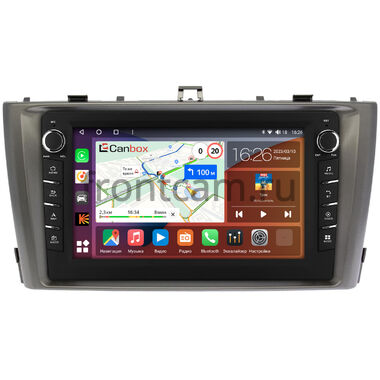 Toyota Avensis 3 2008-2015 (серая) Canbox H-Line 7832-9-3017 на Android 10 (4G-SIM, 4/32, DSP, IPS) С крутилками