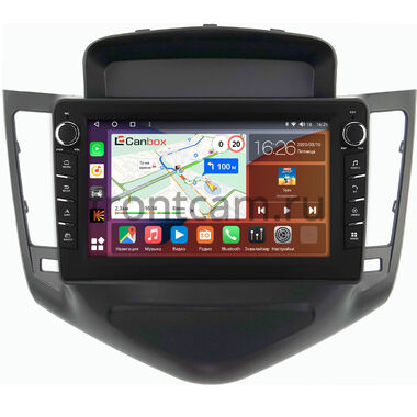 Chevrolet Cruze (2008-2012) (черная) Canbox H-Line 7832-9010 на Android 10 (4G-SIM, 4/32, DSP, IPS) С крутилками