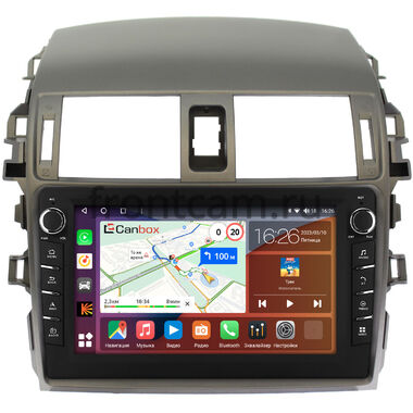 Toyota Corolla (E150) 2006-2013 Canbox H-Line 7832-9061 на Android 10 (4G-SIM, 4/32, DSP, IPS) С крутилками