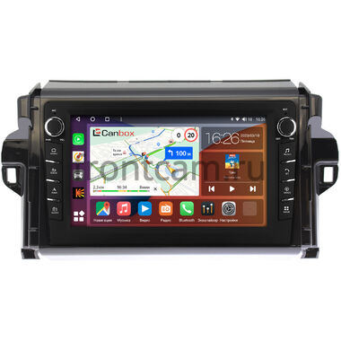 Toyota Fortuner 2 (2015-2024) Canbox H-Line 7832-9106 Android 10 (4G-SIM, 4/32, DSP, IPS) С крутилками