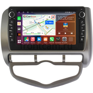 Honda Jazz 2001-2008 (с климат-контролем, левый руль) Canbox H-Line 7832-9267 Android 10 (4G-SIM, 4/32, DSP, IPS) С крутилками