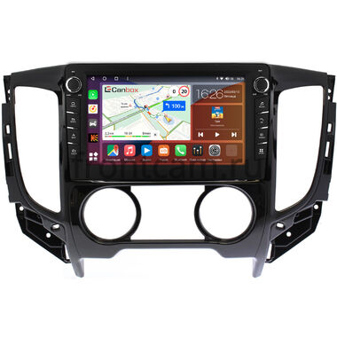 Mitsubishi L200 5 2015-2019 (с кондиционером, глянцевая) Canbox H-Line 7832-9339 на Android 10 (4G-SIM, 4/32, DSP, IPS) С крутилками