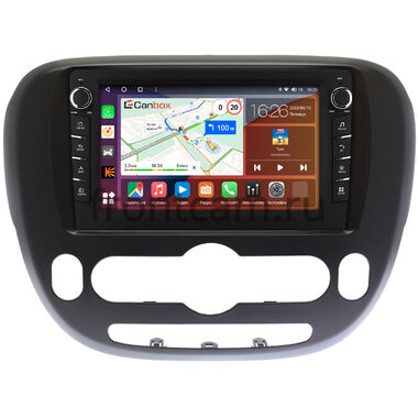 Kia Soul 2 (2013-2019) (с климат-контролем, матовая) Canbox H-Line 7832-9390 на Android 10 (4G-SIM, 4/32, DSP, IPS) С крутилками