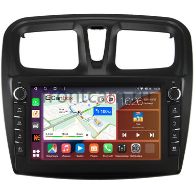 Renault Logan 2, Sandero 2 (Stepway) (2012-2022) (9 дюймов) Canbox H-Line 7833-9-3010 Android 10 (4G-SIM, 4/64, DSP, IPS) С крутилками