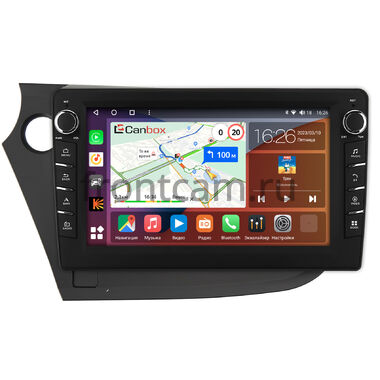 Honda Insight 2 2009-2014 (левый руль) Canbox H-Line 7833-9-303 на Android 10 (4G-SIM, 4/64, DSP, IPS) С крутилками